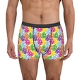 thumbnail image 1 of Lsque Bright and colorful easter eggs Pattern Men’s Total Support Pouch Boxer Briefs, X-Temp Cooling, Moisture-Wicking Underwear, Regular, Long-leg and Trunk-XX-Large, 1 of 5