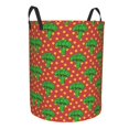 thumbnail image 1 of Lsque Broccoli pattern Laundry Hamper Basket, Tall Woven Rope Hamper Basket for Clothes, Lightweight Storage Basket, Collapsible Waterproof-Medium, 1 of 8