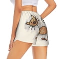 thumbnail image 1 of Lsque Brown Cat Cartoon Printed Women's Running Shorts with Liner Pockets,Elastic Quick Dry Workout Athletic Gym Yoga Shorts,Womens High Waist Shorts-X-Large, 1 of 9
