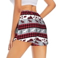 thumbnail image 1 of Lsque Buffalo Plaid Forest Printed Women's Running Shorts with Liner Pockets,Elastic Quick Dry Workout Athletic Gym Yoga Shorts,Womens High Waist Shorts-Medium, 1 of 9