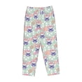 thumbnail image 1 of Lsque Bulldog Print Women's Pajama Pants, Lounge Pant - Comfortable Home Wear,Elastic Waistband, Stylish Design-Large, 1 of 9