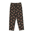 thumbnail image 1 of Lsque Bulldog with Sunglasses Print Women's Pajama Pants, Lounge Pant - Comfortable Home Wear,Elastic Waistband, Stylish Design-Medium, 1 of 9