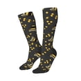 thumbnail image 1 of Lsque Bumblebee Printed Crew Socks Men's Women's LightWeight Thin Casual Calf Socks ,Knee High Socks,Cotton Socks, 1 of 9