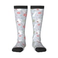 thumbnail image 1 of Lsque Bunny cartoon with easter Printed Crew Socks Men's Women's LightWeight Thin Casual Calf Socks ,Knee High Socks,Cotton Socks, 1 of 6