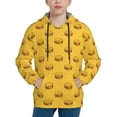 thumbnail image 1 of Lsque Burger 1 Patten Youth Hoodie Sweatshirt Pullover with Kangaroo Pocket Boys and Girls Hoodie Warm Hoodie for Kids-Medium, 1 of 6