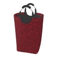 thumbnail image 1 of Lsque Burgundy Floral Laundry Basket, Laundry Hamper, Dirty Clothes Hamper for Laundry, Collapsible, Waterproof Laundry Baskets with Aluminum Handles for Laundry, Dorm, Family, 1 of 6
