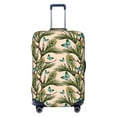 thumbnail image 1 of Lsque Butterflies And Peacock Feathers Printed Luggage Cover, Travel Luggage Protector,Scratch and Dirt Resistant, Fits 18-32 Inch Luggage - X-Large, 1 of 9