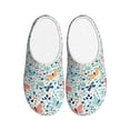 thumbnail image 1 of Lsque Butterflies Pattern Womens Comfort Cotton on Scuff With Memory Foam and Anti-skid Sole Slipper-44/45, 1 of 7