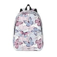 thumbnail image 1 of Lsque Butterflies in Pastel Pattern Canvas Daypack, Durable Backpack, High-quality Versatile Backpack,Vintage Compact Backpack-Small, 1 of 6