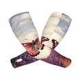 thumbnail image 1 of Lsque Butterfly Over Lavender Cooling Arm Sleeves for Men & Women -Compression Sleeves to Cover Arms for Working,Sun Sleeves for UV Protection,Breathable, Moisture-Wicking, 1 of 1