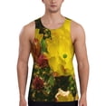 thumbnail image 1 of Lsque Cactus Flowers Pattern Mens Tank Tops Muscle Athletic Quick Dry Sleeveless Workout Fitness T Shirts Beach Tank Top, Loose-fit Sleeveless Shirt for Men-Medium, 1 of 7