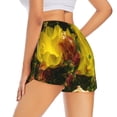 thumbnail image 1 of Lsque Cactus Flowers Printed Women's Running Shorts with Liner Pockets,Elastic Quick Dry Workout Athletic Gym Yoga Shorts,Womens High Waist Shorts-Large, 1 of 9
