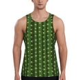 thumbnail image 1 of Lsque Cactus1 Pattern Mens Tank Tops Muscle Athletic Quick Dry Sleeveless Workout Fitness T Shirts Beach Tank Top, Loose-fit Sleeveless Shirt for Men-3X-Large, 1 of 7