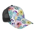 thumbnail image 1 of Lsque Cactus1 Printed Trucker Hat - Baseball Cap for Men Women - Breathable Mesh Side, Adjustable Fit - for Casual Wear, 1 of 7