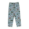 thumbnail image 1 of Lsque Camping Caravan Print Women's Pajama Pants, Lounge Pant - Comfortable Home Wear,Elastic Waistband, Stylish Design-Large, 1 of 9