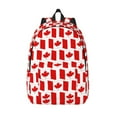 thumbnail image 1 of Lsque Canada Pattern Canvas Daypack, Durable Backpack, High-quality Versatile Backpack,Vintage Compact Backpack-Medium, 1 of 6