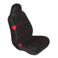thumbnail image 1 of Lsque Cardiogram and Heart Pattern Car Seat Covers for Front Seats , Waterproof Seat Covers for Cars, Sporty Front Seat Covers,Car Seat Cover Protector Front Seats, 1 of 5