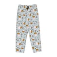 thumbnail image 1 of Lsque Carrot Rabbit Print Women's Pajama Pants, Lounge Pant - Comfortable Home Wear,Elastic Waistband, Stylish Design-Medium, 1 of 9