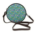 thumbnail image 1 of Lsque Cars Transportation Pattern Shoulder Bag – Microfiber Leather Crossbody with Detachable Strap & Handle Ring, Waterproof & Durable, Elegant Everyday Carry, 1 of 5