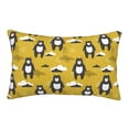 thumbnail image 1 of Lsque Cartoon Bear Yellow Pattern Pillow Case – Soft & Cozy Throw Pillow Cover, Hypoallergenic Cushion Case for Sleeping Women with Envelope Closure-16"x24", 1 of 6