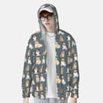 thumbnail image 1 of Lsque Cartoon Bulldog 1 UPF 50+ Lightweight Sun Protection Men's Women's Long Sleeve Shirt, Hoodie Performance -X-Large, 1 of 9