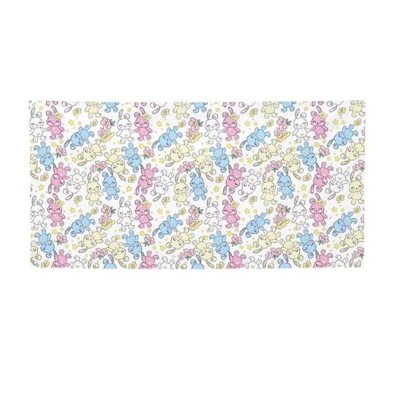 Lsque Cartoon Bunny Pattern Party Banner, Festive Banner , Holiday Celebrations and Events for Carnival Birthday Party Festival Decorations-Small