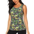 thumbnail image 1 of Lsque Cartoon Dinosaurs (2) Printed Workout Tank Tops for Women, Athletic Sports Tank Tops, Compression Sleeveless Dry Fit Shirts,Sleeveless Yoga Shirt-Medium, 1 of 9