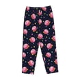 thumbnail image 1 of Lsque Cartoon Donut Planets Print Women's Pajama Pants, Lounge Pant - Comfortable Home Wear,Elastic Waistband, Stylish Design-X-Large, 1 of 9
