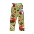thumbnail image 1 of Lsque Cartoon Fire Truck Print Men's Pajama Pants, Lounge Pant - Comfortable Home Wear,Elastic Waistband, Stylish Design-XX-Large, 1 of 9