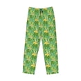 thumbnail image 1 of Lsque Cartoon Frog And Lotus Leaf Print Men's Pajama Pants, Lounge Pant - Comfortable Home Wear,Elastic Waistband, Stylish Design-Small, 1 of 9