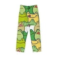 thumbnail image 1 of Lsque Cartoon Frog Print Men's Pajama Pants, Lounge Pant - Comfortable Home Wear,Elastic Waistband, Stylish Design-Small, 1 of 9