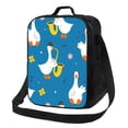 thumbnail image 1 of Lsque Cartoon Goose Lunch Bag Lunch Box for Women Men Reusable Insulated Lunch Tote Bag,Leakproof Thermal Cooler Sack Food Handbags Case High Capacity, 1 of 9