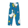 thumbnail image 1 of Lsque Cartoon Goose Print Men's Pajama Pants, Lounge Pant - Comfortable Home Wear,Elastic Waistband, Stylish Design-Medium, 1 of 9