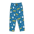thumbnail image 1 of Lsque Cartoon Goose Print Women's Pajama Pants, Lounge Pant - Comfortable Home Wear,Elastic Waistband, Stylish Design-Small, 1 of 9