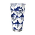thumbnail image 1 of Lsque Cartoon Iceberg Polar Bear Pattern 20oz Car Cup with Lid and Straw, Insulated Coffee Cup with Straw Topper, Spill Proof Travel Coffee Mug, Stainless Steel Tumble-Without Straw, 1 of 8