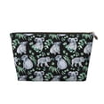 thumbnail image 1 of Lsque Cartoon Koala Bear Pattern Leather Travel Toiletry Bag - Durable Cosmetic Organizer with Smooth Zipper - Perfect for Makeup, Travel, Vacation, and Daily Use, 1 of 6