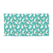 Lsque Cartoon Llamas Pattern Party Banner, Festive Banner , Holiday Celebrations and Events for Carnival Birthday Party Festival Decorations-Small