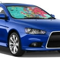thumbnail image 1 of Lsque Cartoon Map Of Europe Car Windshield Sun Shade | Accordion Folding Style Auto Shade for Car Truck SUV Van | Blocks UV Rays Sun Visor Protector | Small, 1 of 7