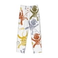 thumbnail image 1 of Lsque Cartoon Monkey Print Men's Pajama Pants, Lounge Pant - Comfortable Home Wear,Elastic Waistband, Stylish Design-Medium, 1 of 9