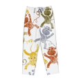 thumbnail image 1 of Lsque Cartoon Monkey Print Women's Pajama Pants, Lounge Pant - Comfortable Home Wear,Elastic Waistband, Stylish Design-Large, 1 of 9