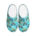 thumbnail image 1 of Lsque Cartoon Monster Truck Pattern Womens Comfort Cotton on Scuff With Memory Foam and Anti-skid Sole Slipper-39/40, 1 of 7