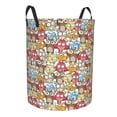 thumbnail image 1 of Lsque Cartoon Owls 1 pattern Laundry Hamper Basket, Tall Woven Rope Hamper Basket for Clothes, Lightweight Storage Basket, Collapsible Waterproof-Medium, 1 of 8
