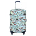 thumbnail image 1 of Lsque Cartoon Pirate Printed Luggage Cover, Travel Luggage Protector,Scratch and Dirt Resistant, Fits 18-32 Inch Luggage - Large, 1 of 9