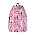 thumbnail image 1 of Lsque Cartoon Poodle Dog Pattern Canvas Daypack, Durable Backpack, High-quality Versatile Backpack,Vintage Compact Backpack-Medium, 1 of 6