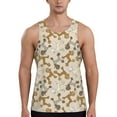 thumbnail image 1 of Lsque Cartoon Poodle Dog Pattern Mens Tank Tops Muscle Athletic Quick Dry Sleeveless Workout Fitness T Shirts Beach Tank Top, Loose-fit Sleeveless Shirt for Men-Medium, 1 of 7