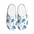 thumbnail image 1 of Lsque Cartoon Poodle Dog Pattern Womens Comfort Cotton on Scuff With Memory Foam and Anti-skid Sole Slipper-39/40, 1 of 7