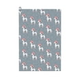 thumbnail image 1 of Lsque Cartoon Poodle Dog Premium Golf Towel - Ultra Absorbent and Quick Drying Microfiber Towel with Carabiner - Gift for Men -24" X 16", 1 of 8