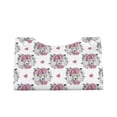 thumbnail image 1 of Lsque Cartoon Poodle Dog Printed Long Tissue Box Cover Holder, Facial Paper Organizer Dispenser,Triangle with Bottom Belt, PVC Leather Decorative Organizer, 1 of 9
