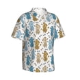 thumbnail image 1 of Lsque Cartoon Poodle Dog pattern Hawaiian Shirt for Men, Unisex Summer Beach Casual Short Sleeve Button Down Shirts-Small, 1 of 9