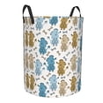 thumbnail image 1 of Lsque Cartoon Poodle Dog pattern Laundry Hamper Basket, Tall Woven Rope Hamper Basket for Clothes, Lightweight Storage Basket, Collapsible Waterproof-Small, 1 of 8
